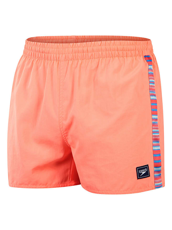Speedo Szorty kąpielowe "Retro" w kolorze brzoskwiniowym rozmiar: M