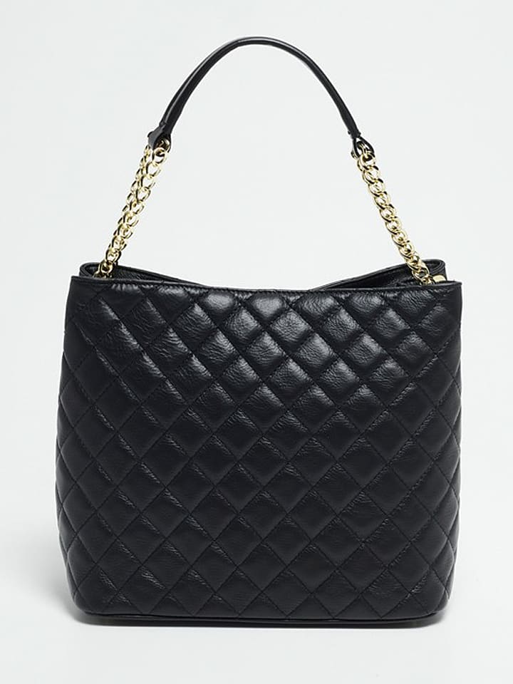 Christian Laurier Skórzana torebka "Gabriel" w kolorze czarnym - 33 x 21 x 18 cm rozmiar: onesize