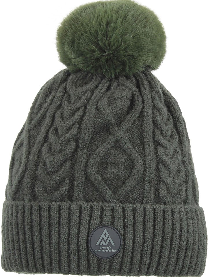 Peak Mountain Czapka "Montchat" w kolorze khaki rozmiar: onesize