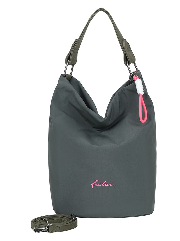 Fritzi aus Preußen Torebka "Hobo Lea" w kolorze szarym - 27 x 37 x 17 cm rozmiar: onesize