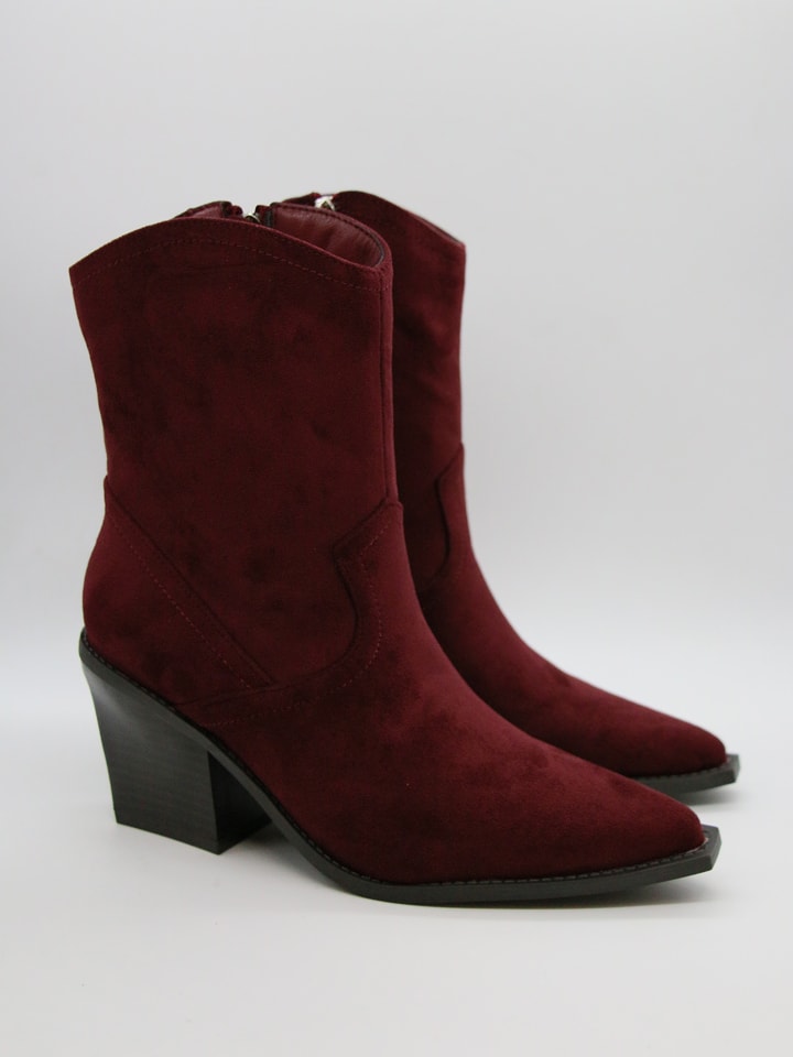 Bellucci Botki w kolorze bordowym rozmiar: 40