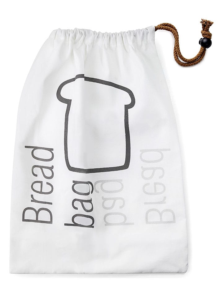 Ibili Worek w kolorze białym na chleb - 38 x 27,5 cm rozmiar: onesize