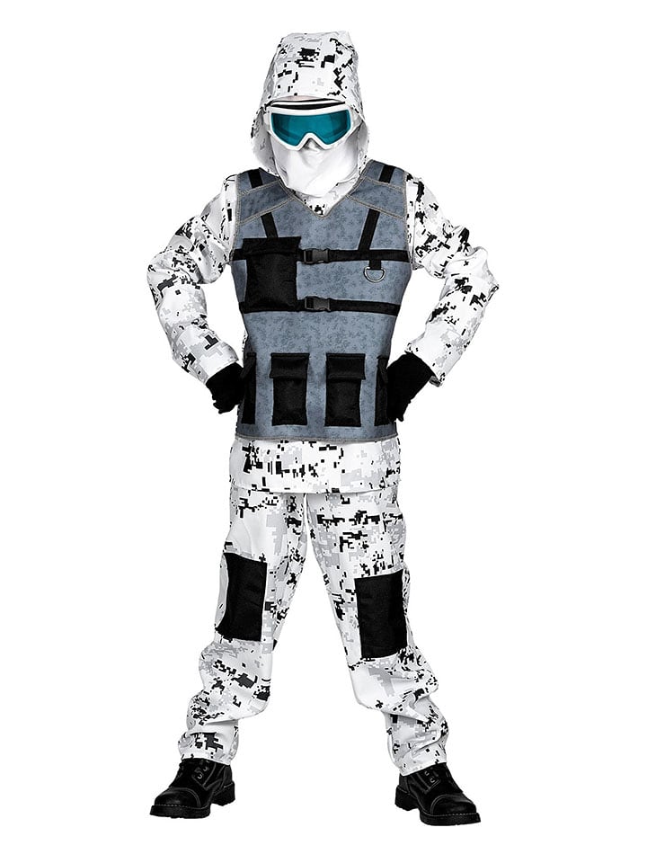 Carnival Party 3-częściowy kostium "Arctic Special Forces" w kolorze białym rozmiar: 116