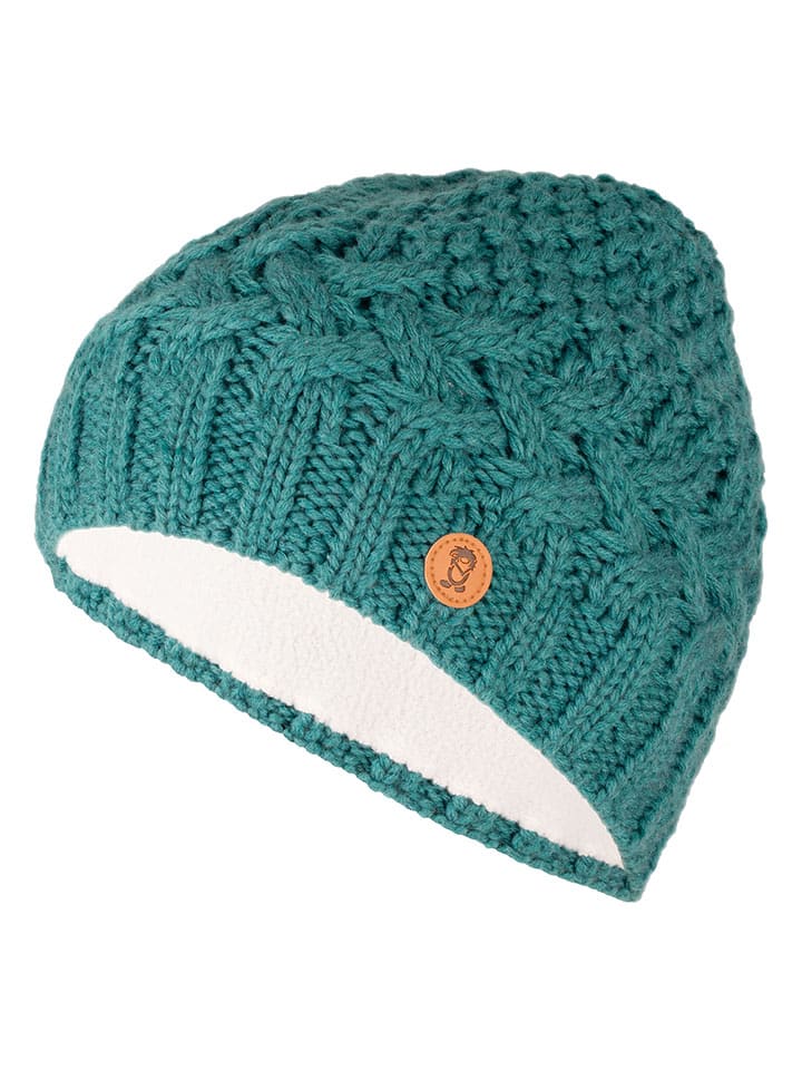 Trollkids Czapka beanie "Rauland" w kolorze turkusowym rozmiar: 48-52 cm