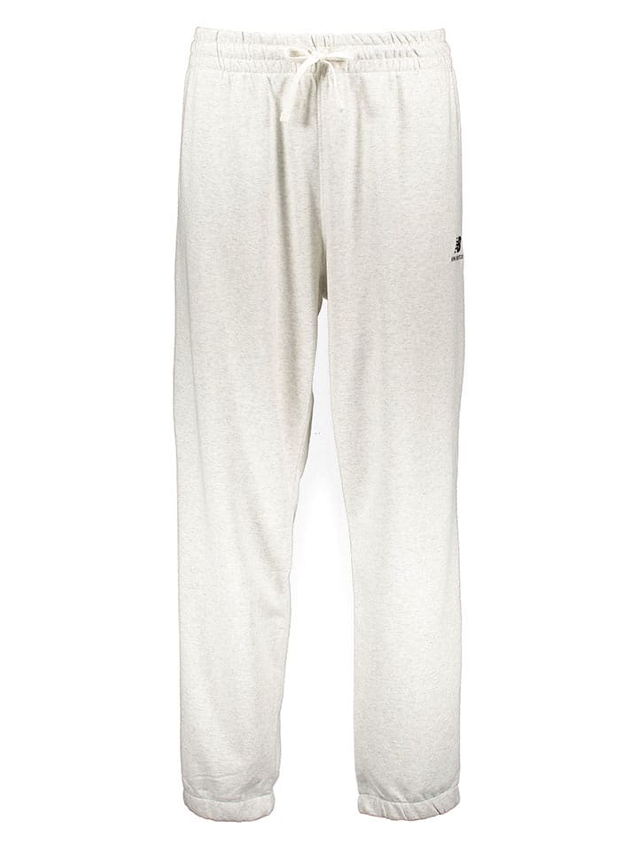 New Balance Spodnie dresowe "Uni-ssentials French Terry" w kolorze kremowym rozmiar: L-XL