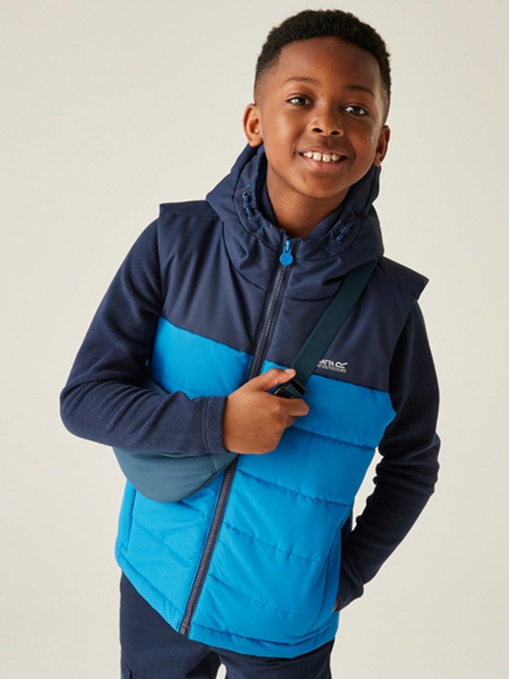 Regatta Kamizelka pikowana "Lofthouse" w kolorze niebieskim rozmiar: 128