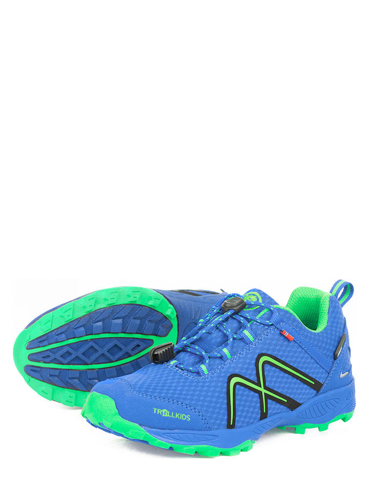 Trollkids Buty trekkingowe "Nordland Hiker Low" w kolorze niebieskim rozmiar: 32