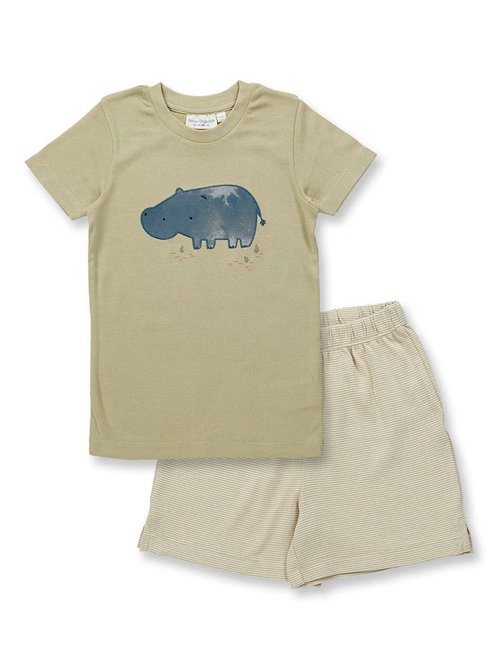 Sense Organics Piżama "Kafka" w kolorze khaki rozmiar: 128