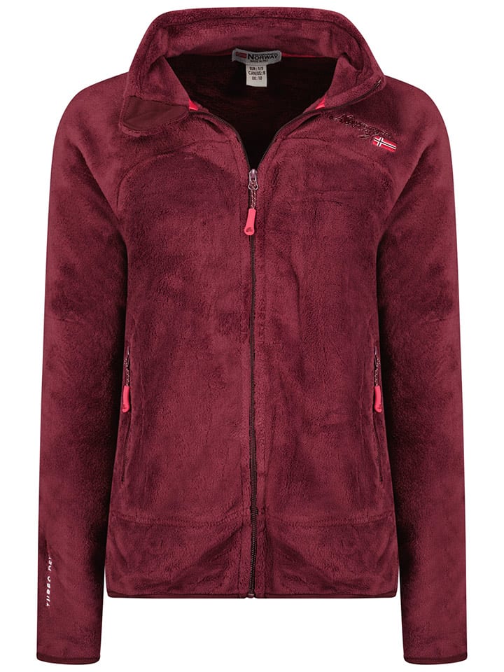 Geographical Norway Kurtka polarowa "Upaline" w kolorze czerwonym rozmiar: 140