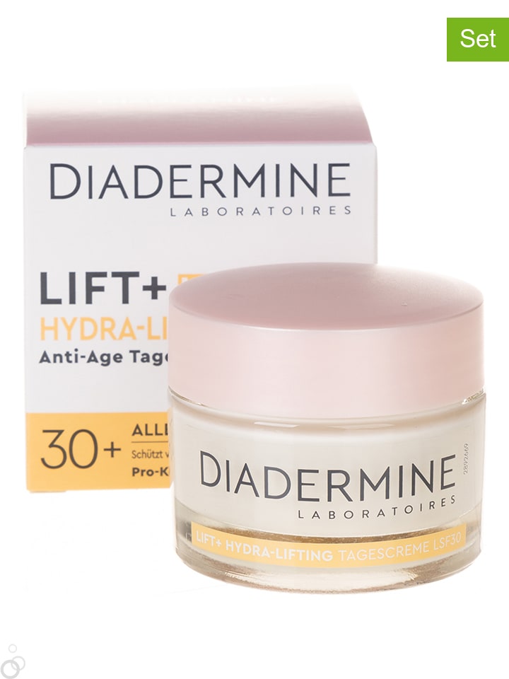 DIADERMINE Kremy na dzień (3 szt.) "Lift+" - SPF 30 - po 50 ml rozmiar: onesize