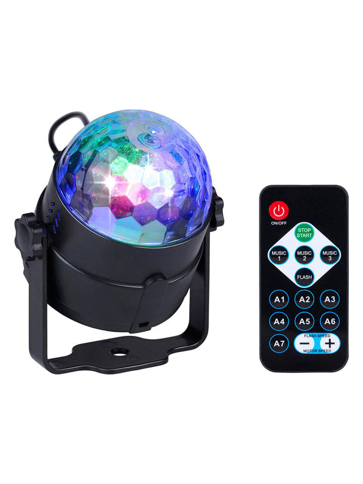 GRUNDIG Oświetlenie sceniczne RGB w kolorze czarnym - 11 x 11,5 x 9 cm rozmiar: onesize