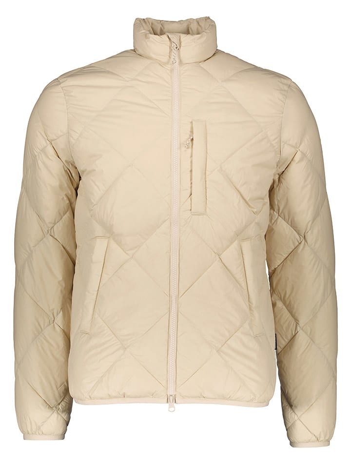 Peak Performance Kurtka puchowa "Mount" w kolorze beżowym rozmiar: XXL