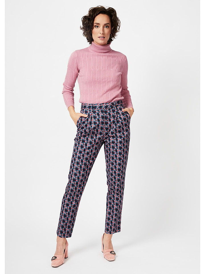 4funkyflavours Spodnie w kolorze czarno-jasnoróżowym rozmiar: M