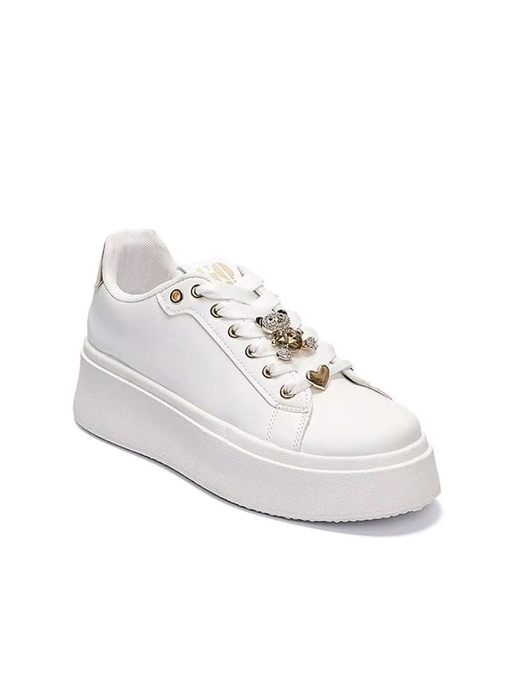 Foreverfolie Sneakersy w kolorze białym rozmiar: 36