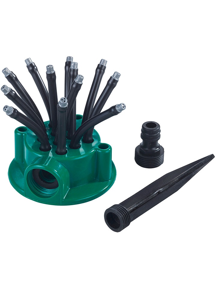 Wenko Zraszacz ogrodowy "Flexi-Arms" w kolorze zielono-czarnym - Ø 9 cm rozmiar: onesize