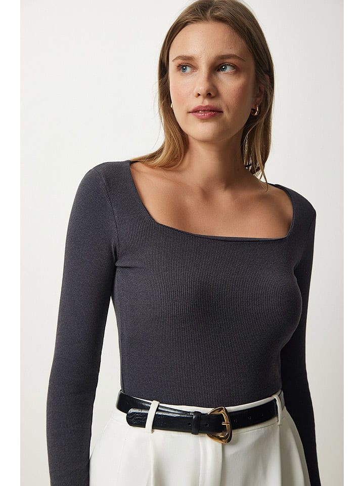 Happiness Istanbul Koszulka w kolorze ciemnoszarym rozmiar: S/M