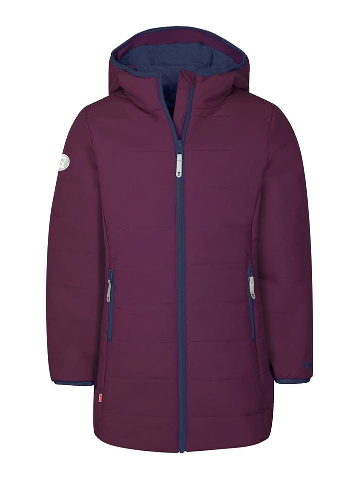 Trollkids Płaszcz zimowy "Stavanger" w kolorze fioletowym rozmiar: 104