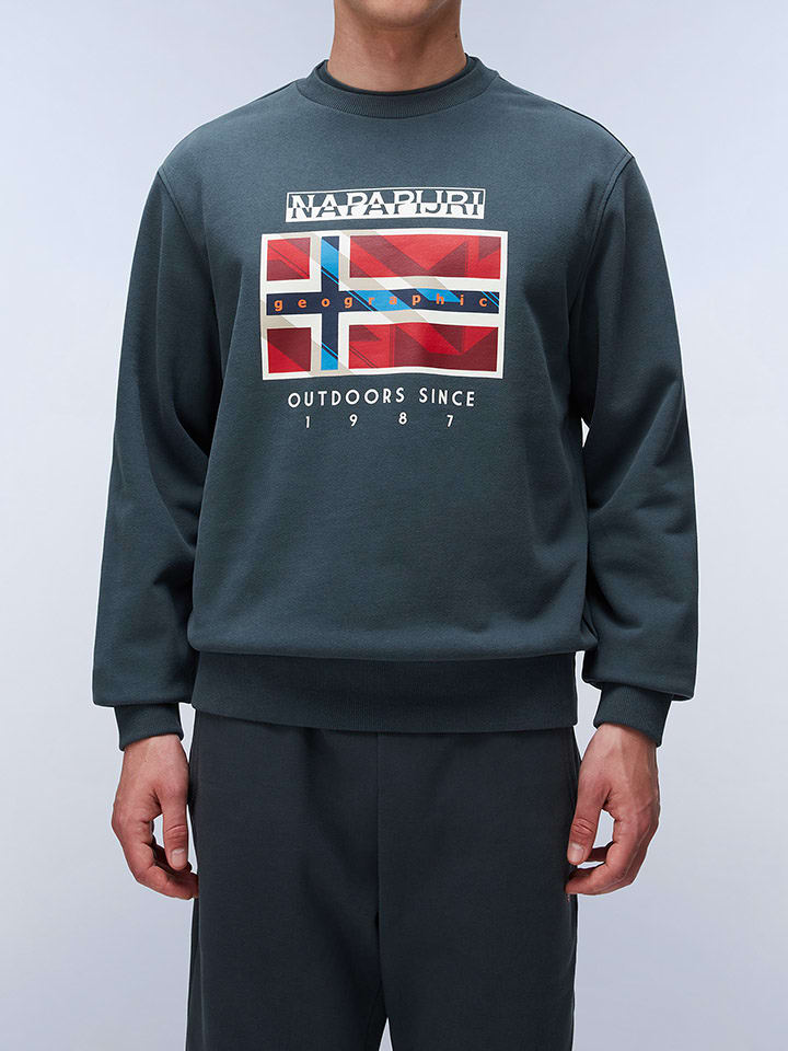 Napapijri Bluza w kolorze zielonym rozmiar: XS