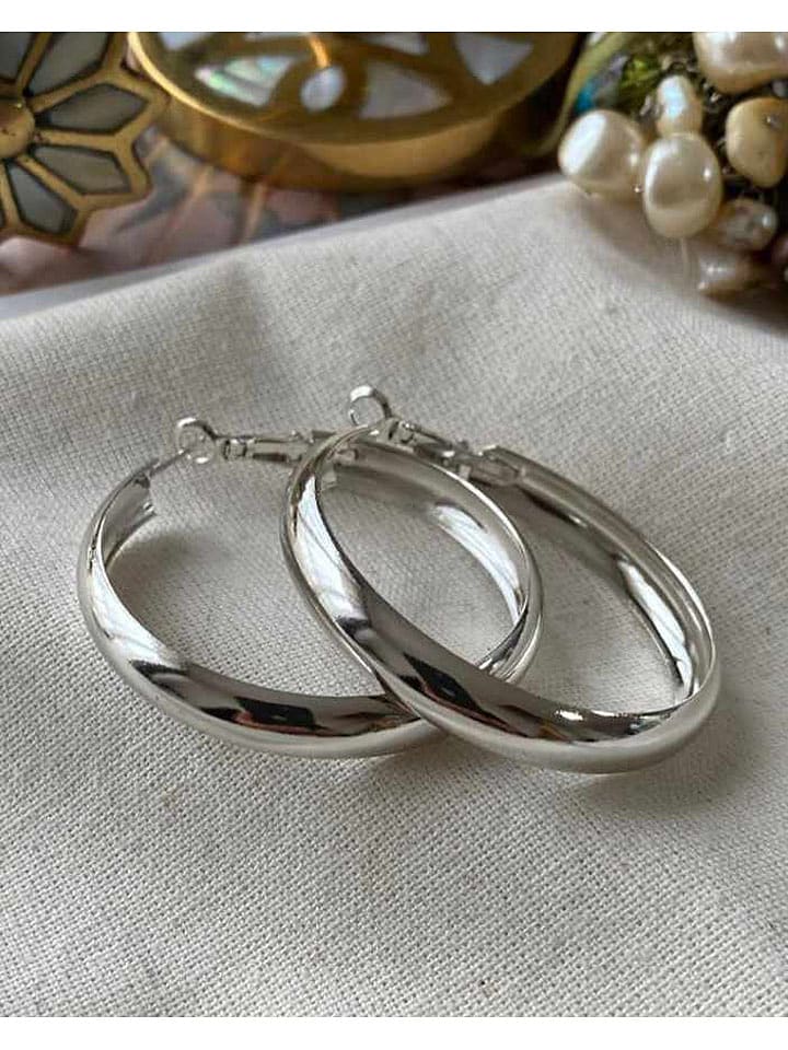 Luseera Pozłacane kolczyki-kreole rozmiar: onesize