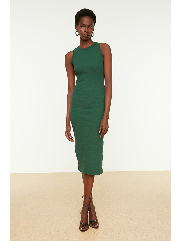 trendyol Sukienka w kolorze zielonym rozmiar: M