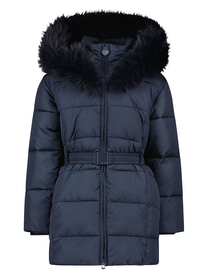 Le Chic Płaszcz pikowany "Bodette" w kolorze granatowym rozmiar: 128