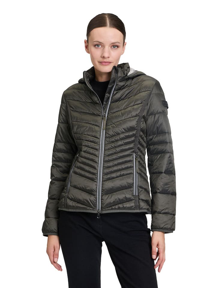 Betty Barclay Kurtka pikowana w kolorze khaki rozmiar: 40