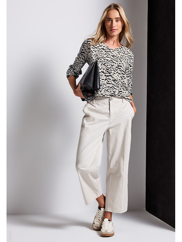 Street One Bluzka w kolorze biało-czarnym rozmiar: 44