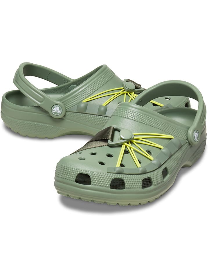 Crocs Chodaki "Lockdown" w kolorze zielonym rozmiar: 41/42