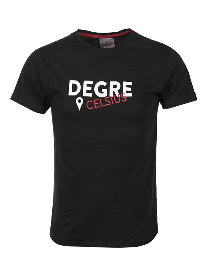 Peak Mountain Koszulka "Calogo" w kolorze czarnym rozmiar: M