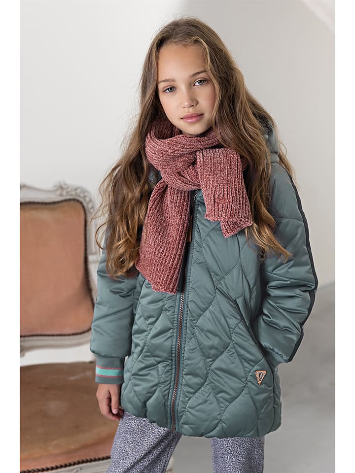 NONO Kurtka pikowana "NoNo Baybee" w kolorze zielonym rozmiar: 134/140