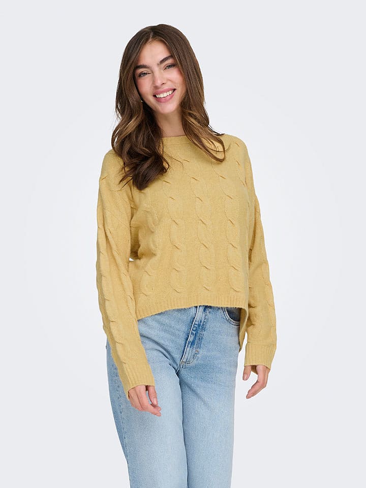 ONLY Sweter w kolorze żółtym rozmiar: S