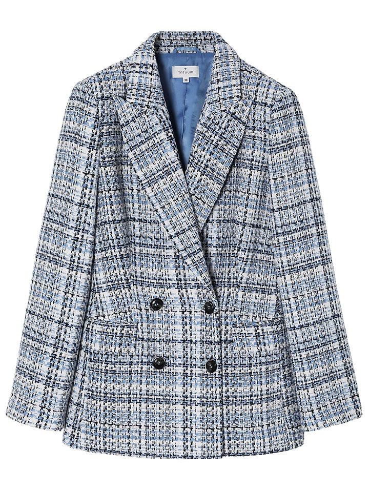 TATUUM Blezer w kolorze czarno-biało-błękitnym rozmiar: 42