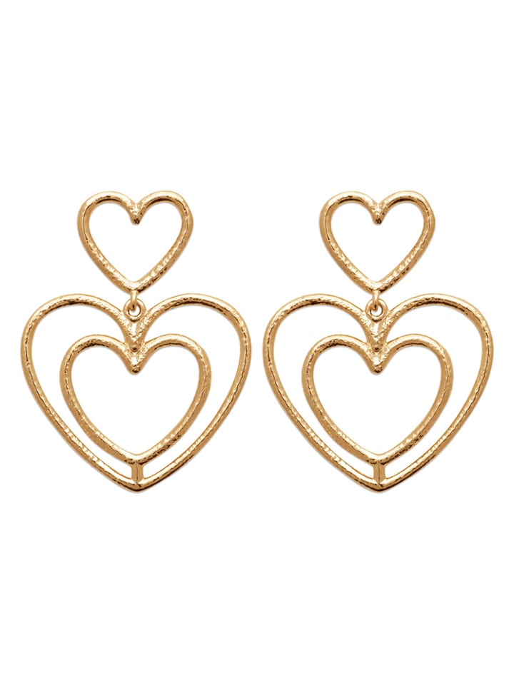 L'Atélier Précieux Pozłacane kolczyki-wkrętki rozmiar: onesize