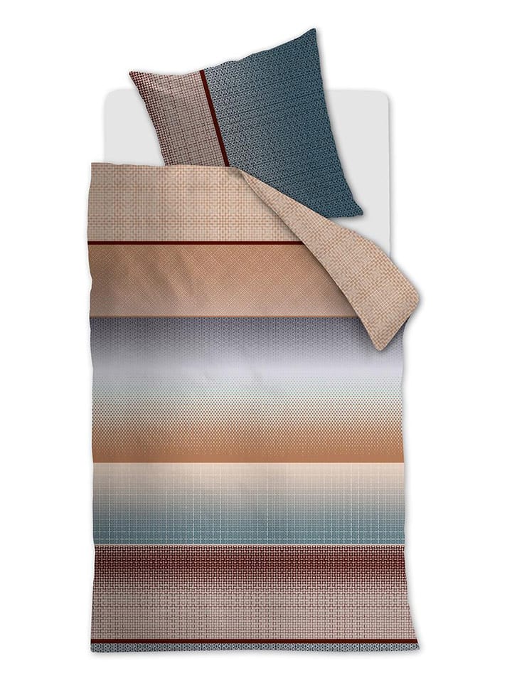 Beddinghouse Komplet pościeli satynowej "Odette" ze wzorem rozmiar: 155x220 cm