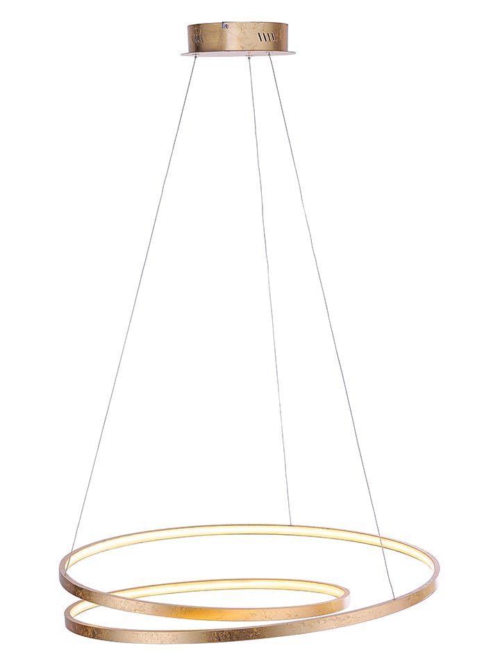 Paul Neuhaus Lampa wisząca LED "Roman" w kolorze złotym - Ø 72 cm rozmiar: onesize