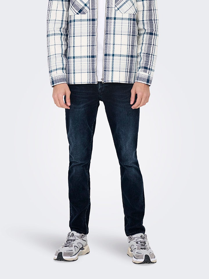 ONLY & SONS Dżinsy "Loom" - Slim fit - w kolorze granatowym rozmiar: W30/L34
