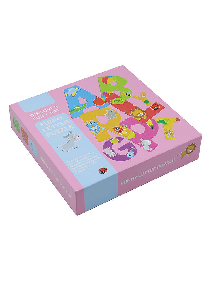 Edukalu 52-częściowe puzzle "Litery" - 3+ rozmiar: onesize