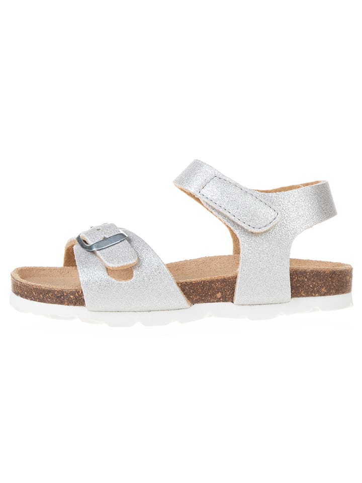 BIO PINGÜIN Sandały w kolorze srebrnym rozmiar: 29
