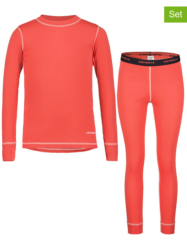 Icepeak 2-częściowy zestaw termiczny "Ivesdale" w kolorze pomarańczowym rozmiar: 104