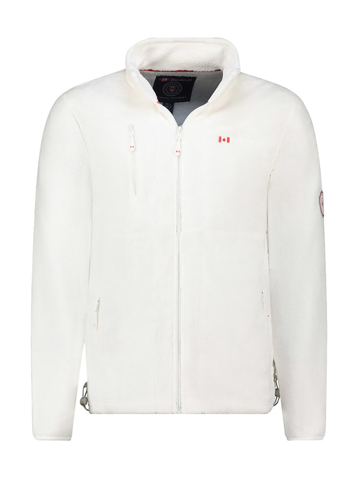 Canadian Peak Kurtka polarowa "Uploadeak" w kolorze białym rozmiar: XL