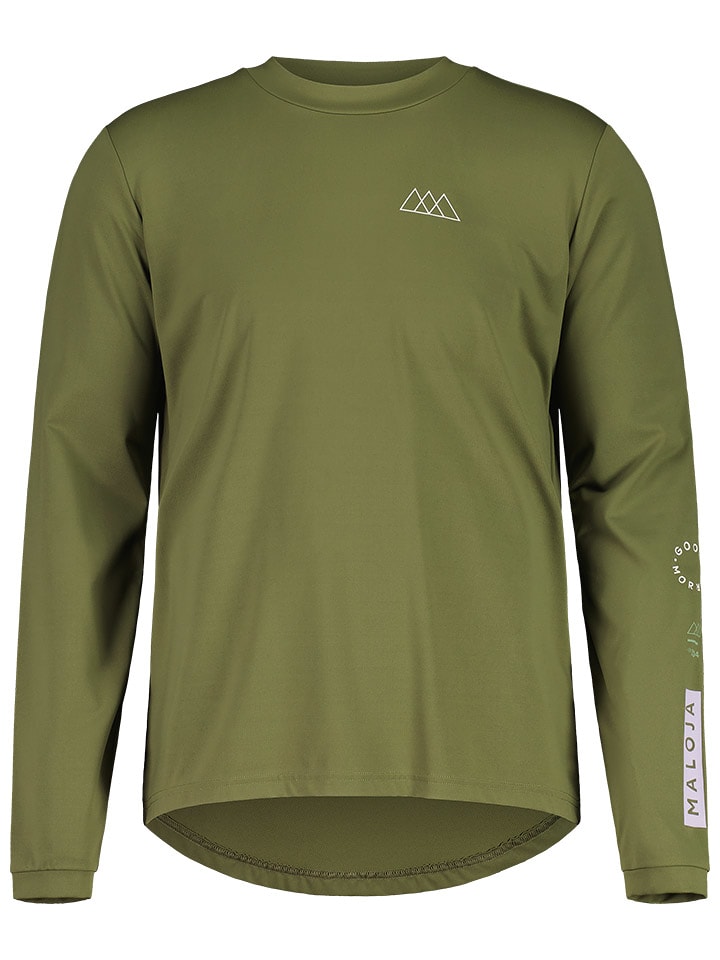 Maloja Koszulka funkcyjna "SteinpilzM" w kolorze khaki rozmiar: XS