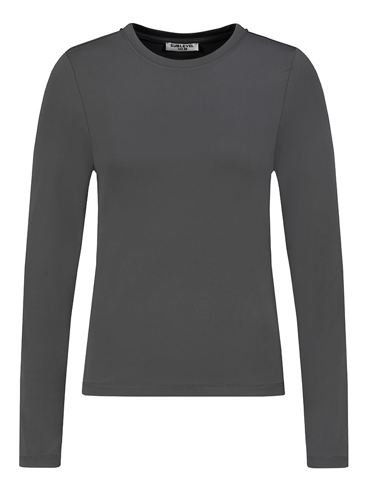 Sublevel Koszulka w kolorze antracytowym rozmiar: XL