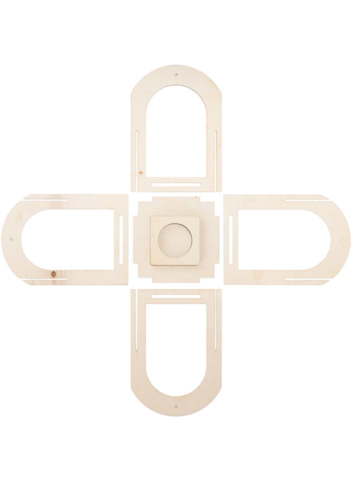 SUNNYSUE Zestaw "Lampion" w kolorze beżowym do tworzenia lampionu rozmiar: onesize