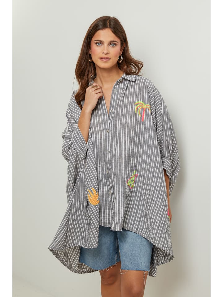 Lin Passion Tunika w kolorze szarym rozmiar: 36/38