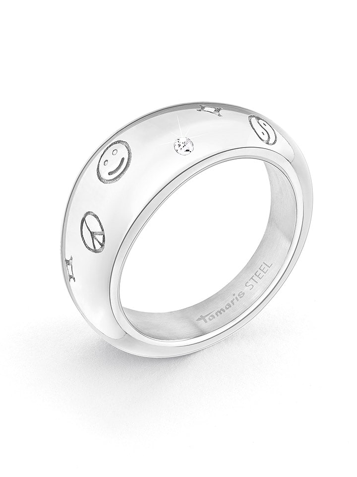 Tamaris Pierścionek z kryształami rozmiar: 54