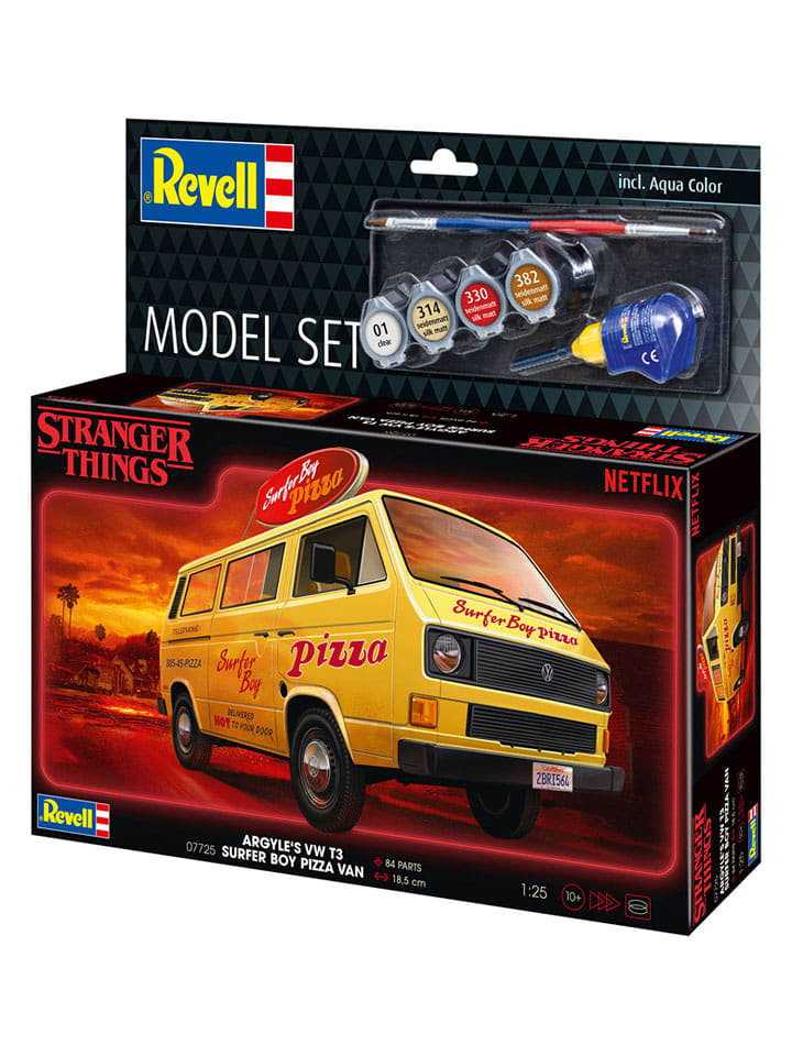 Revell Model "Stranger ThingsVW T3 Bus Surfer Boy" do złożenia - 10+ rozmiar: onesize