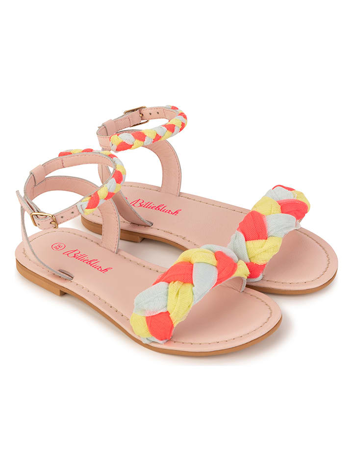 Billieblush Skórzane sandały w kolorze jasnoróżowym rozmiar: 32