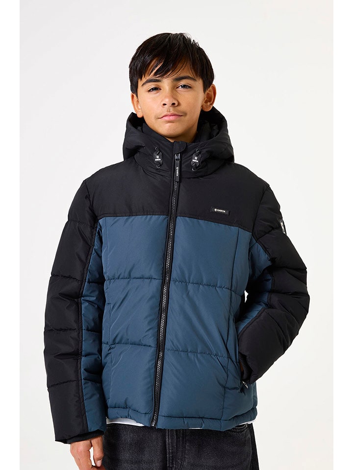 Garcia Kurtka pikowana w kolorze czarno-niebieskim rozmiar: 176