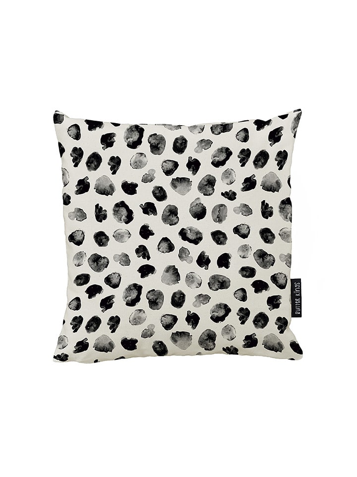 Butter Kings Poszewka w kolorze beżowo-czarnym na poduszkę - 45 x 45 cm rozmiar: onesize