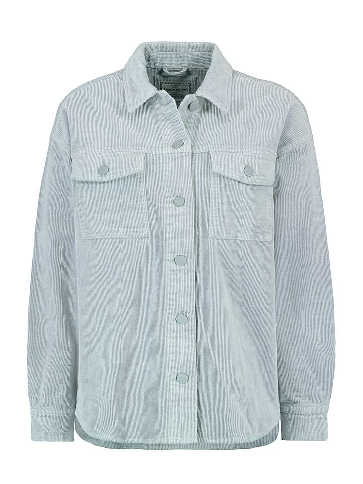 Sublevel Sztruksowa kurtka koszulowa w kolorze błękitnym rozmiar: L